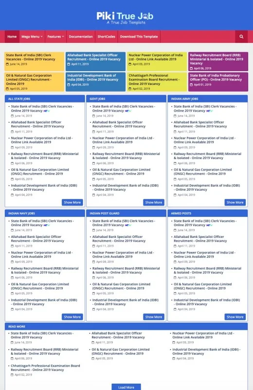 Piki True Job Blogger Template 2 Piki True Job Blogger Template - Image 2