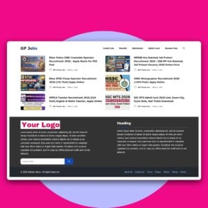 GP Jobs – Premium Sarkari Job Template for GeneratePress | SEO Optimized & Fast Loading