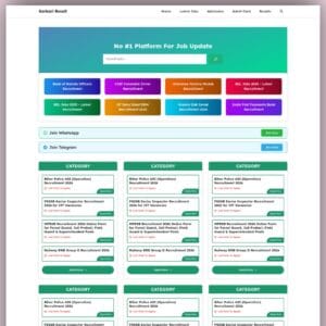 GP Sarkari Jobs – Sarkari Job Website Templates For GeneratePress